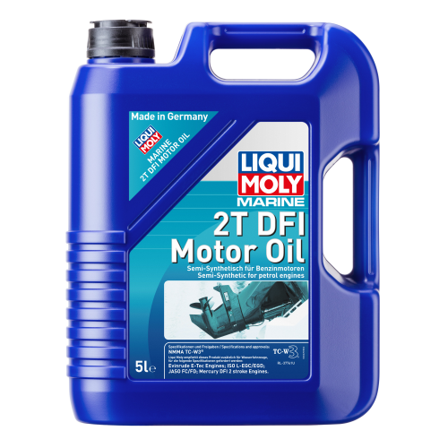 Полусинтетическое моторное масло для водной техники Marine 2T DFI Motor Oil - 5 л