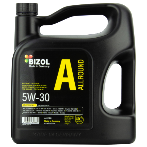 Синтетическое моторное масло Allround 5W-30 - 4 л